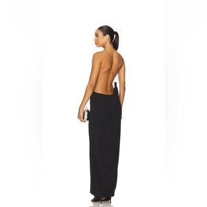 I.AM.GIA Black Backless Gown